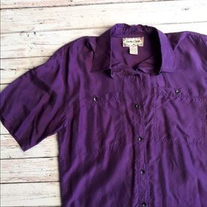 ❤️VINTAGE MENS JONATHAN MARTIN 100% Silk Shirt